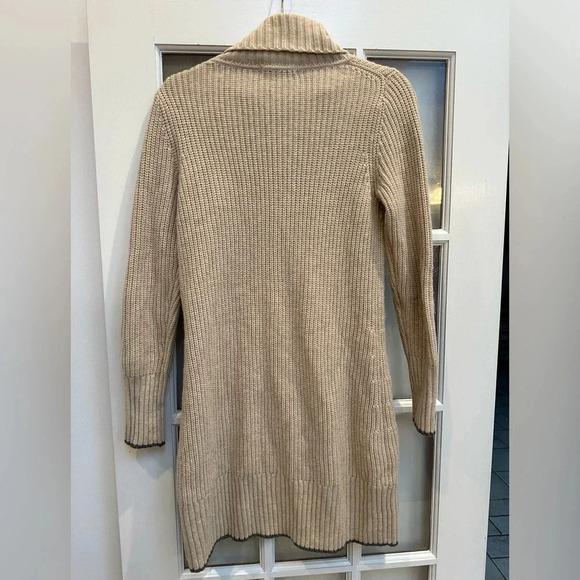 Boden Beige Wool Alpaca Turtleneck Knit Sweater Dress Women’s Size US 6R Small - Picture 3 of 12